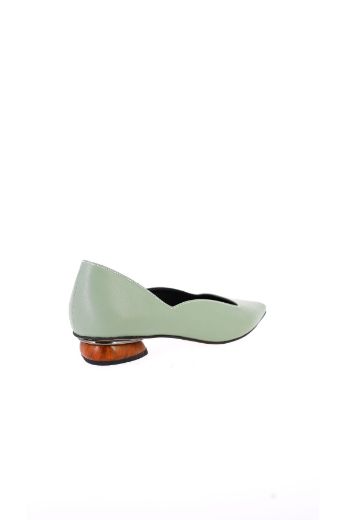 Picture of MARKO MİSS 7658 MAT GREEN Women Daily Shoes