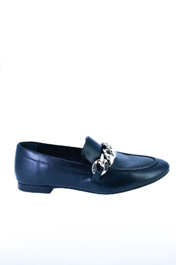 Picture of SERKAN YALGI 25699 518 DERI BLACK Women Daily Shoes