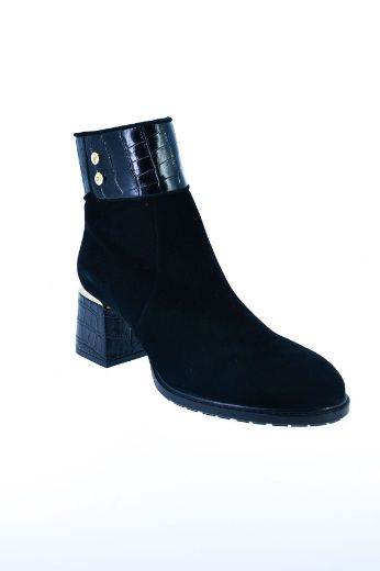 Picture of SERKAN YALGI 25184 939-1260 DERI BLACK Women Boots