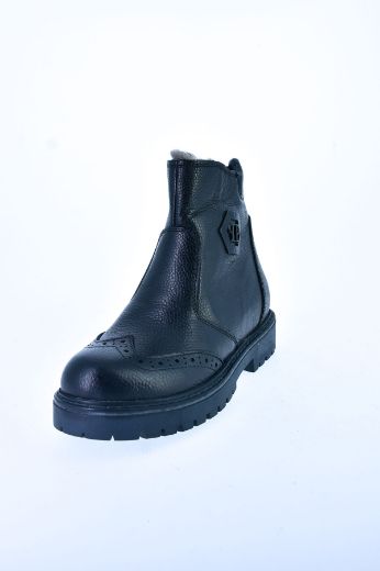 Picture of AKTAŞ ÇOCUK T-PP 3107-31-35 KURK BLACK Kids Boots