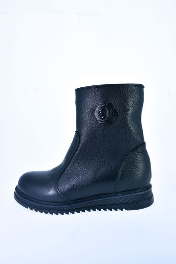 Picture of AKTAŞ ÇOCUK T-PP 226-27-30 KURK BLACK Kids Boots