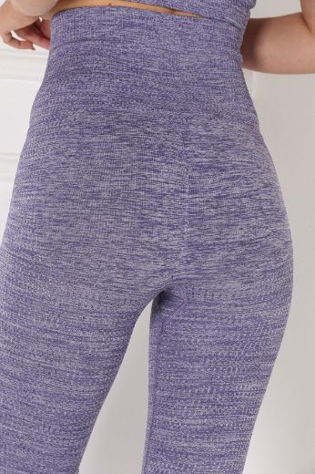 Picture of Penyelux A7122V3 ACTIVEWEAR SEAMLESS TANK TOP-TAYT TAKIM LILAC Women Tight