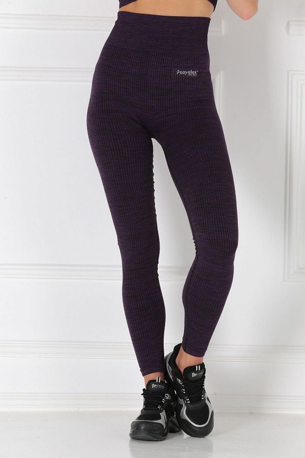 Picture of Penyelux A7123V5 ACTIVEWEAR SEAMLESS PURPLE Women Tight