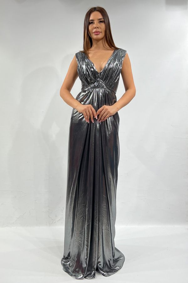Picture of Maxxe 5373 SILVER Women Evening Gown