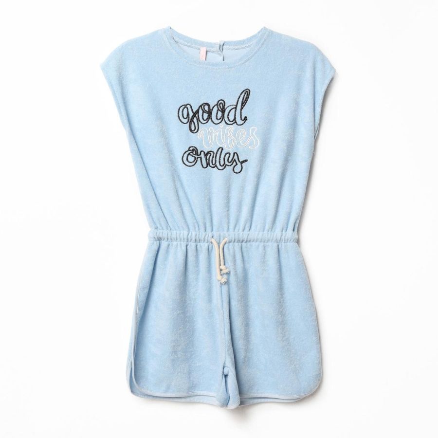 Picture of Nanica 222819 BLUE Girl Overalls