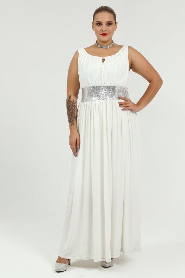 Picture of Angelino Boutique Shop 5089 WHITE Women Evening Dress