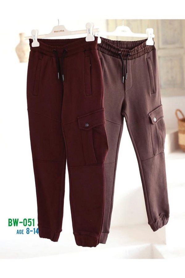 Picture of Wink Wink BW-051 LIGHT BROWN BOYS TROUSERS
