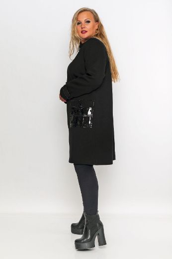 Picture of Aysel 3897-56 BLACK Plus Size Women Jacket 