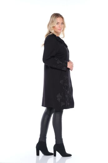 Picture of Aysel 3892-56 BLACK Plus Size Women Jacket 