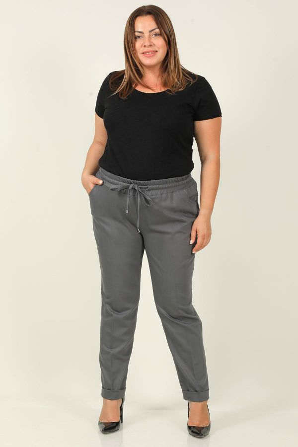Picture of Vivento 3634xl GREY Plus Size Women Pants 