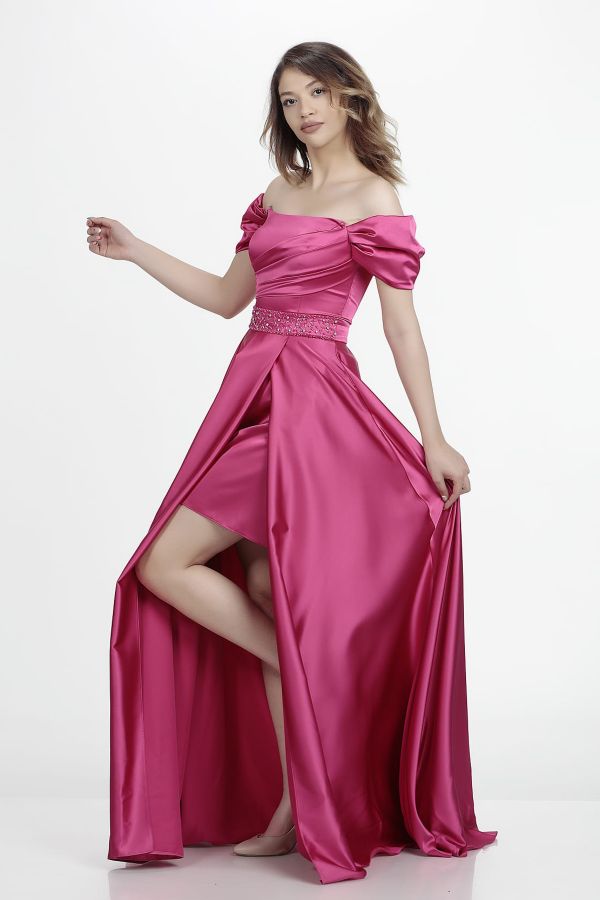 Picture of SWORD STONE 5151 FUCHSIA Women Evening Gown