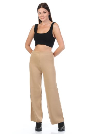 Picture of Womma 42765 BEIGE Women's Trousers