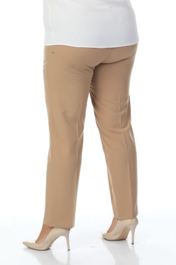 Picture of Sandrom 2109xl BEIGE Plus Size Women Pants 