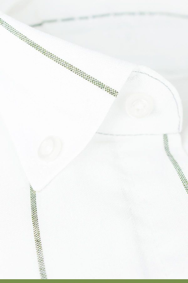 Picture of VARETTA PANO1005 WHITE-GREEN Men Shirt