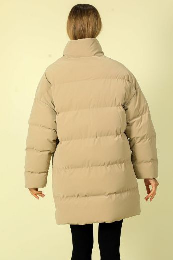 Picture of Cornelli BT021008 BEIGE Women Puffer Coat