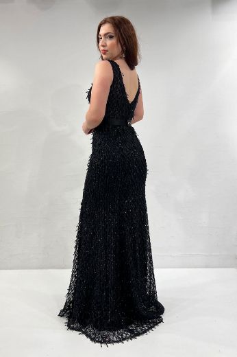 Picture of SWORD STONE 5287 BLACK Women Evening Gown
