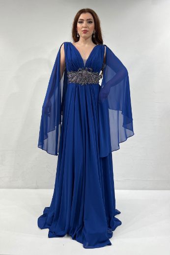 Picture of SWORD STONE 5281 SAX Women Evening Gown