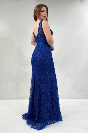 Picture of SWORD STONE 5287 SAX Women Evening Gown