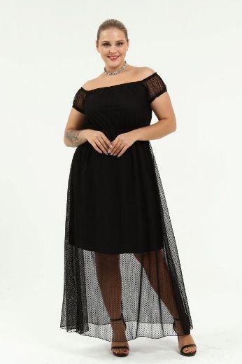 Picture of Angelino Boutique Shop 8029 BLACK Women Evening Dress