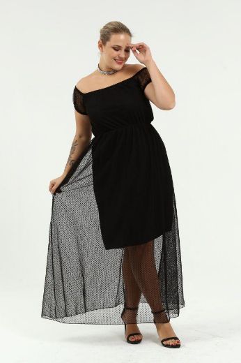 Picture of Angelino Boutique Shop 8029 BLACK Women Evening Dress