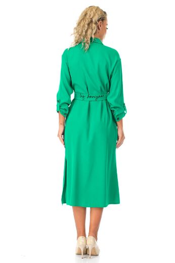 Picture of Kausi 4004 GREEN Women Dress
