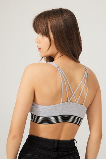Picture of Cottonhill CH10121175GR GREY Womens Bralettes