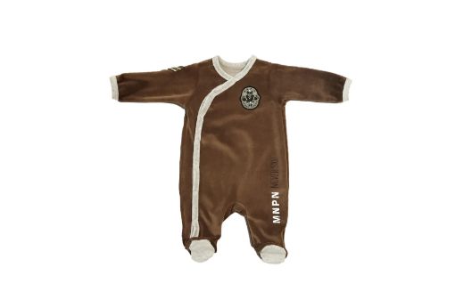Picture of Bebepan 4430 BROWN Baby Overalls