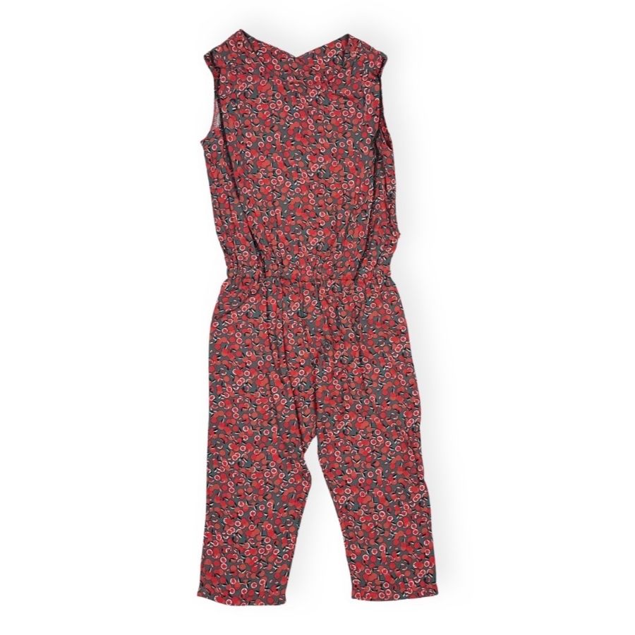 Picture of Bebepan 4266 RED Girl Overalls