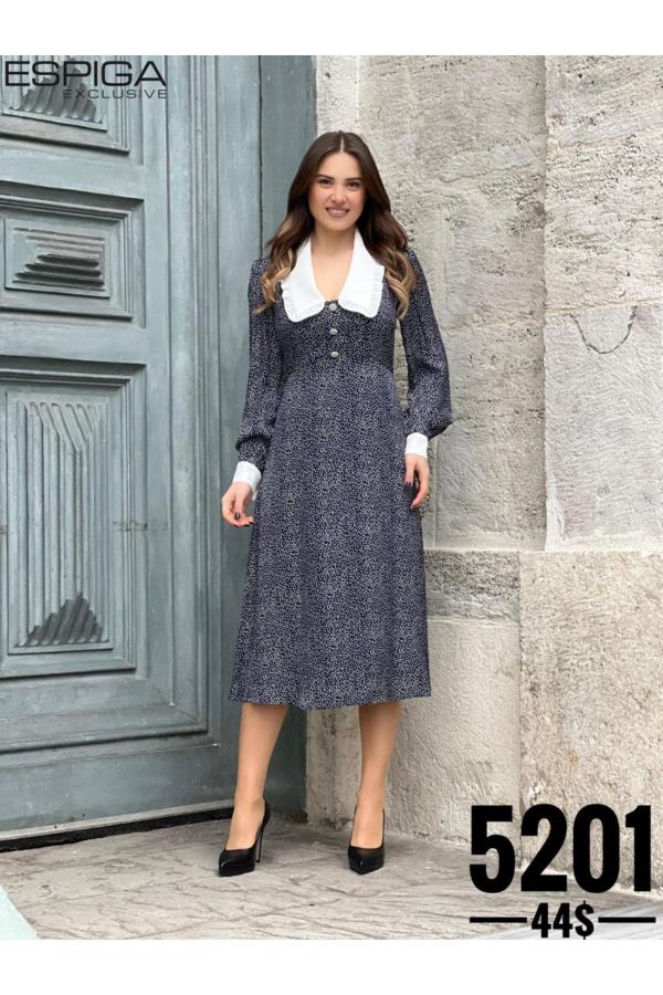 Picture of Espiga 5201 NAVY BLUE Women Dress