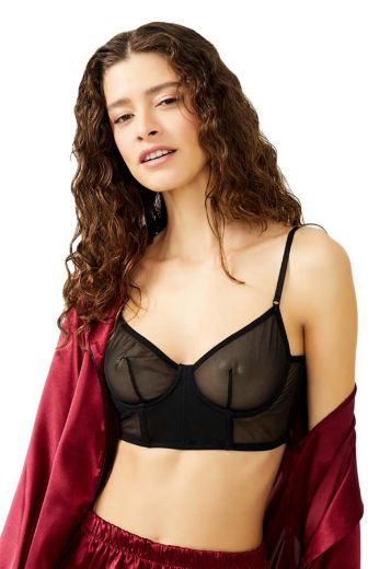 Cottonhill CH10562006SY SIYAH Kadın Bralet resmi