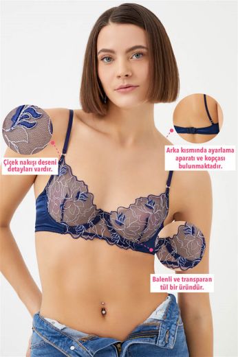 Cottonhill CH10551907LC LACIVERT Kadın Bralet resmi