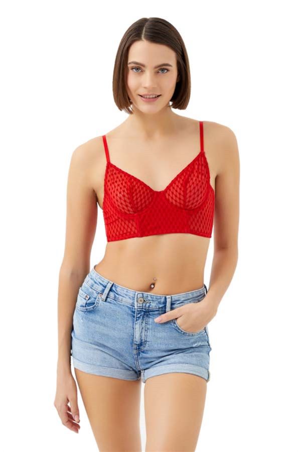 Cottonhill CH10452008KR KIRMIZI Kadın Bralet resmi