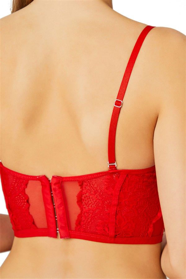 Cottonhill CH10401108KR KIRMIZI Kadın Bralet resmi