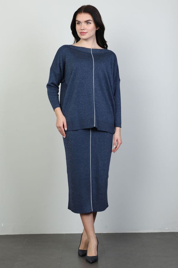 Picture of First Orme 2955 NAVY BLUE WOMANS SKIRT SUIT 