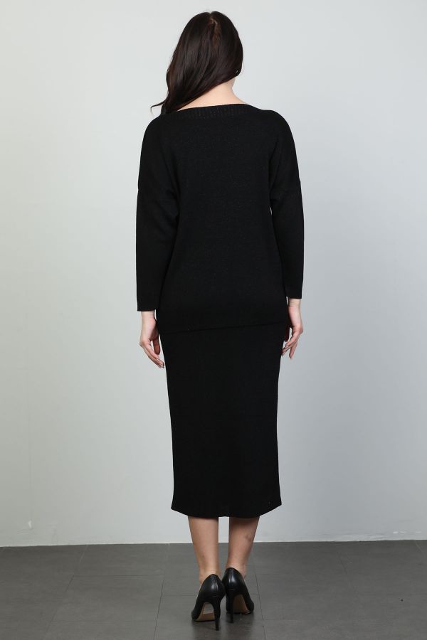 Picture of First Orme 2955 BLACK WOMANS SKIRT SUIT 