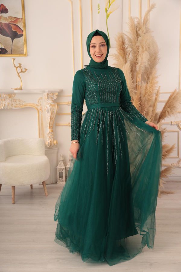 Picture of Tuana Life 12550 EMERALD Women Evening Gown