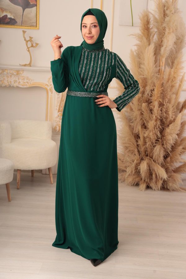 Picture of Tuana Life 1065 EMERALD Plus Size Women Dress 