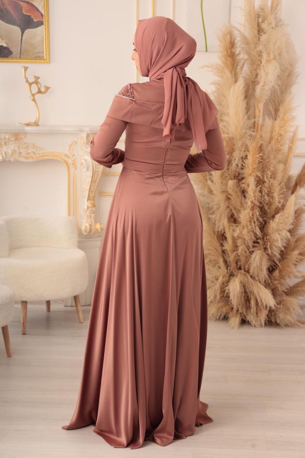 Picture of Tuana Life 17950 CAMEL Women Evening Gown