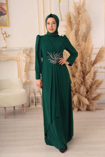 Picture of Tuana Life 1050 EMERALD Plus Size Women Dress 