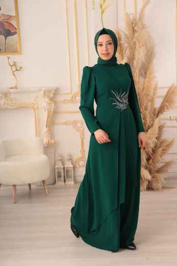 Picture of Tuana Life 1050 EMERALD Plus Size Women Dress 