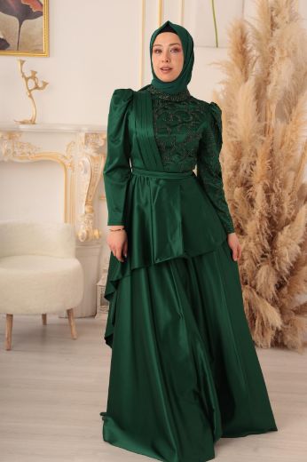 Picture of Tuana Life 18085 EMERALD Women Evening Gown