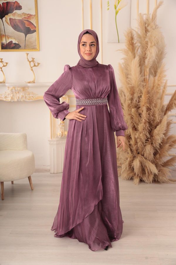 Picture of Tuana Life 18140 LAVENDER Women Evening Gown