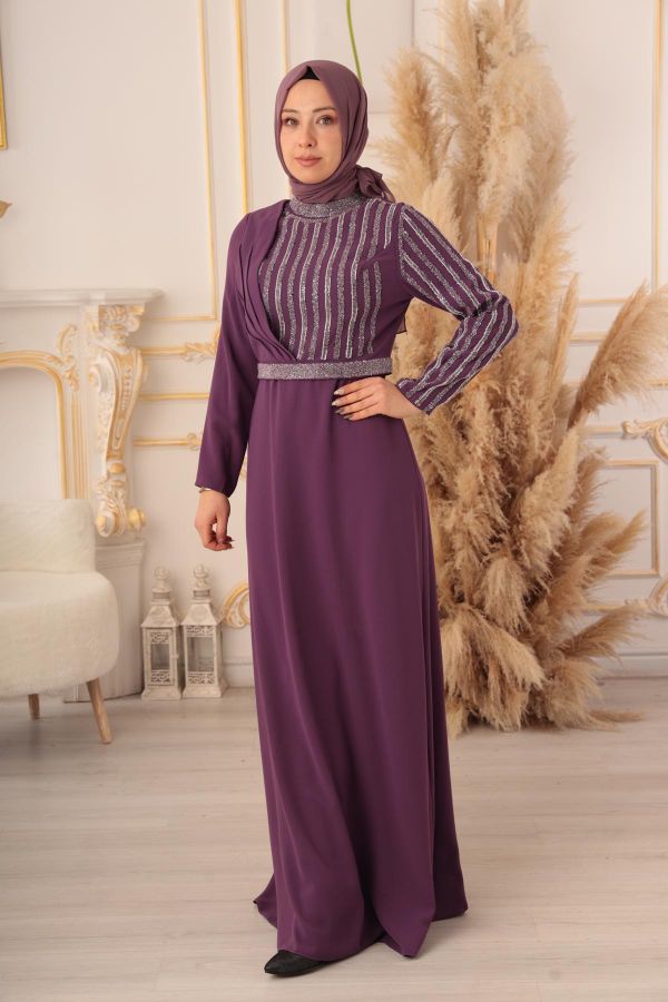 Picture of Tuana Life 1065 LAVENDER Plus Size Women Dress 