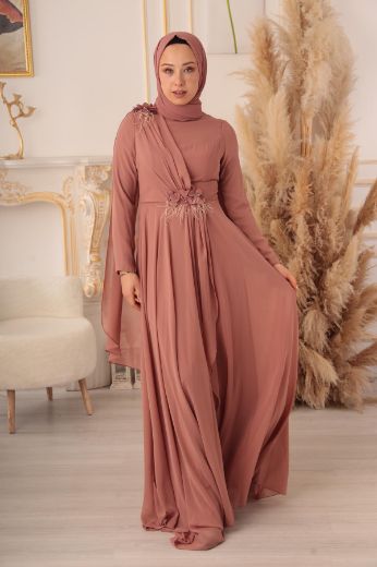 Picture of Tuana Life 17500 CAMEL Women Evening Gown