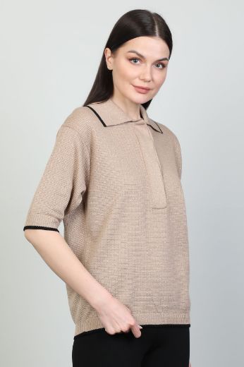 Picture of First Orme 2995 BEIGE Women Blouse