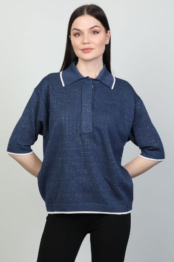 Picture of First Orme 2995 NAVY BLUE Women Blouse