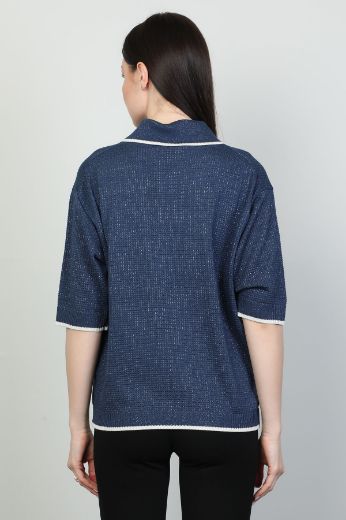 Picture of First Orme 2995 NAVY BLUE Women Blouse