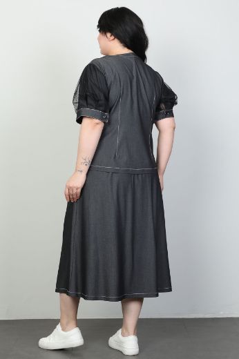 Picture of Dalida 47004xl ANTHRACITE Plus Size Women Skirt Suit