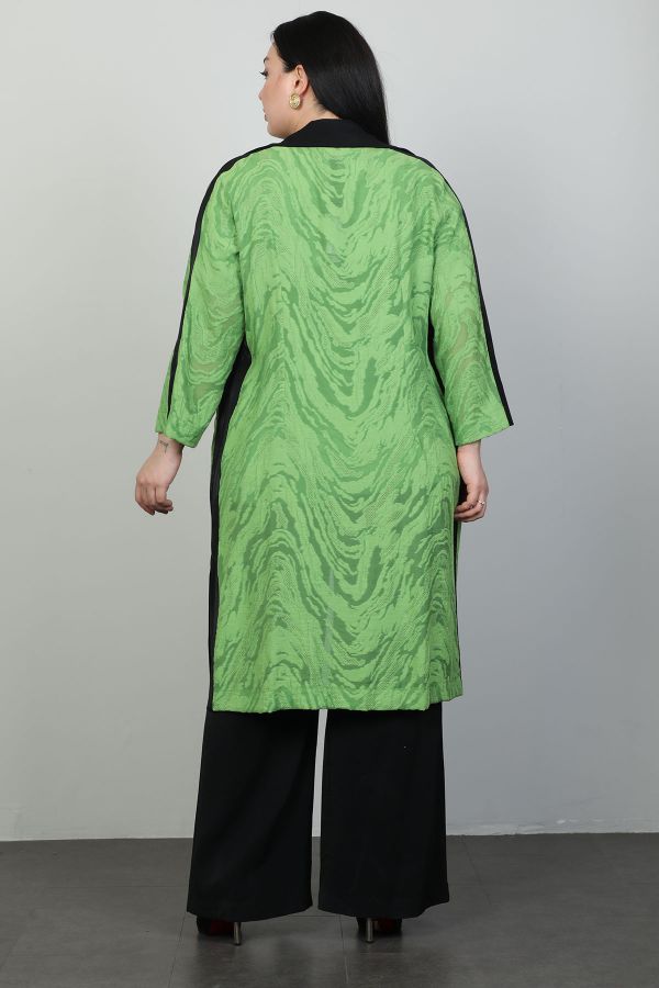 Picture of Dalida 45031xl PISTACHIO GREEN Plus Size Women Suit