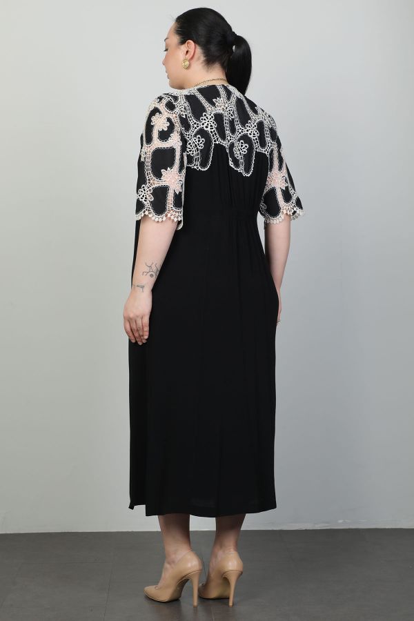 Picture of Dalida 45476xl BLACK Plus Size Women Dress 